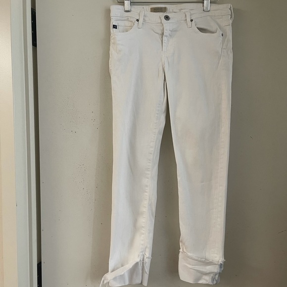 AG The Stevie Cuff Slim Straight Cuffed Jeans - Picture 3 of 8